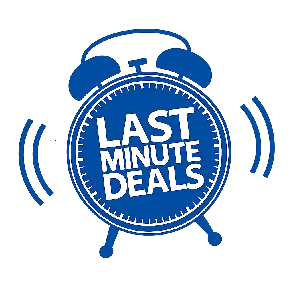 Last minute hotel deals clock icon representing urgent hotel bookings