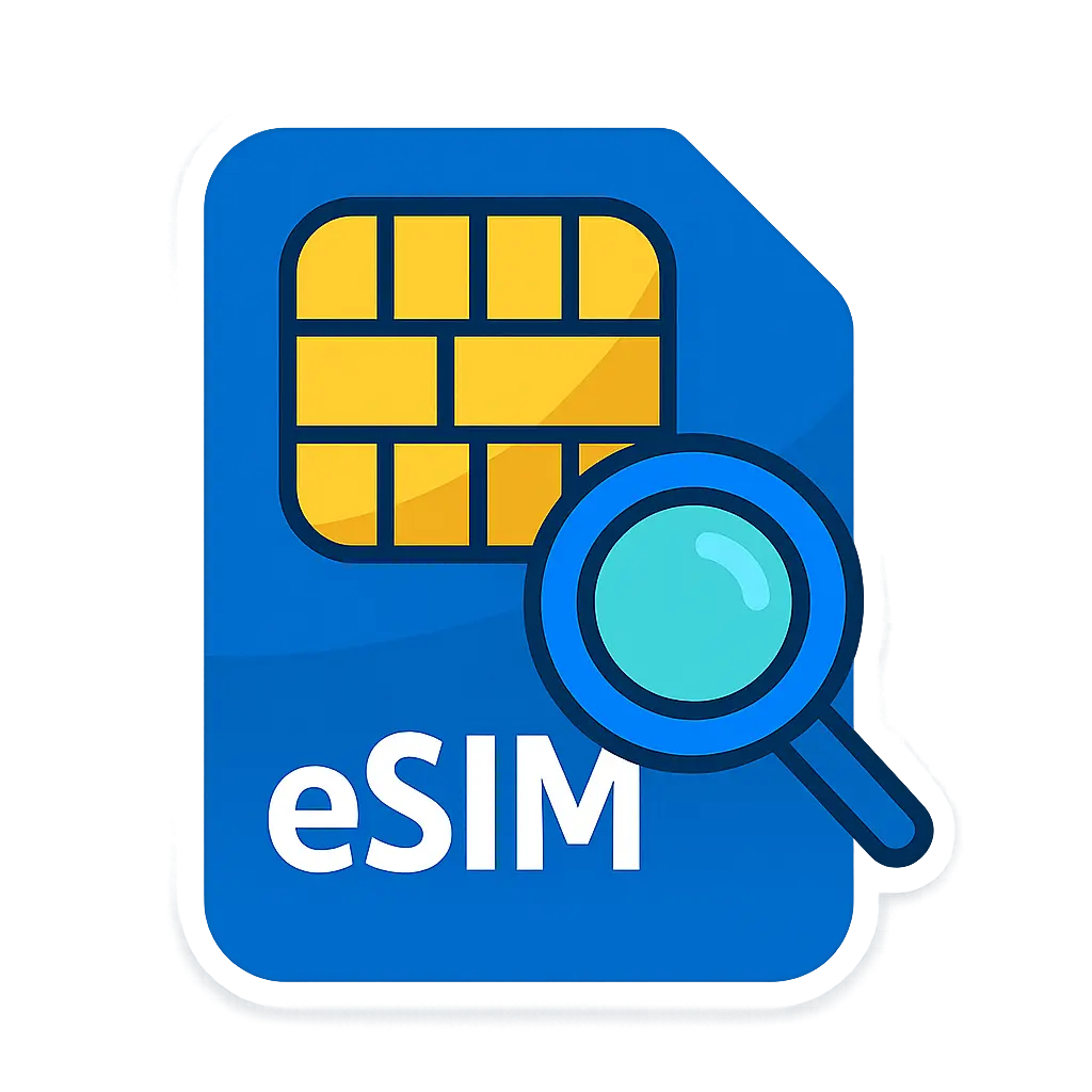 eSIM and SIM card options for international travel