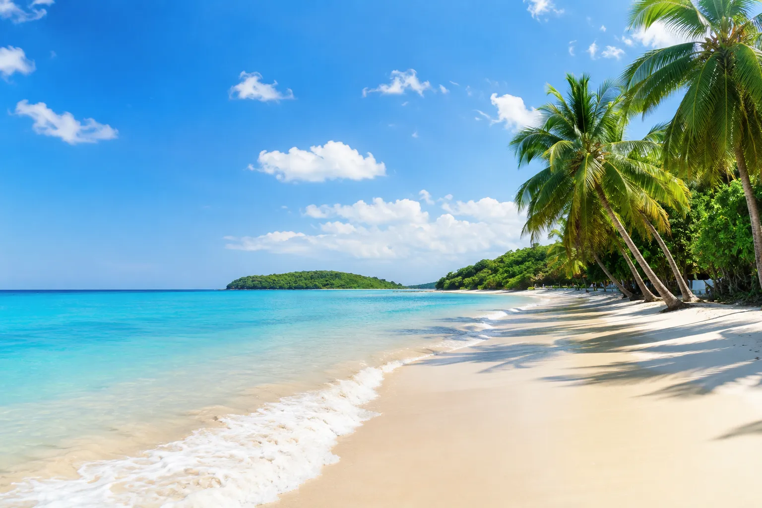 tropical beach destination — travel eSIM saves families hundreds of dollars on international trips