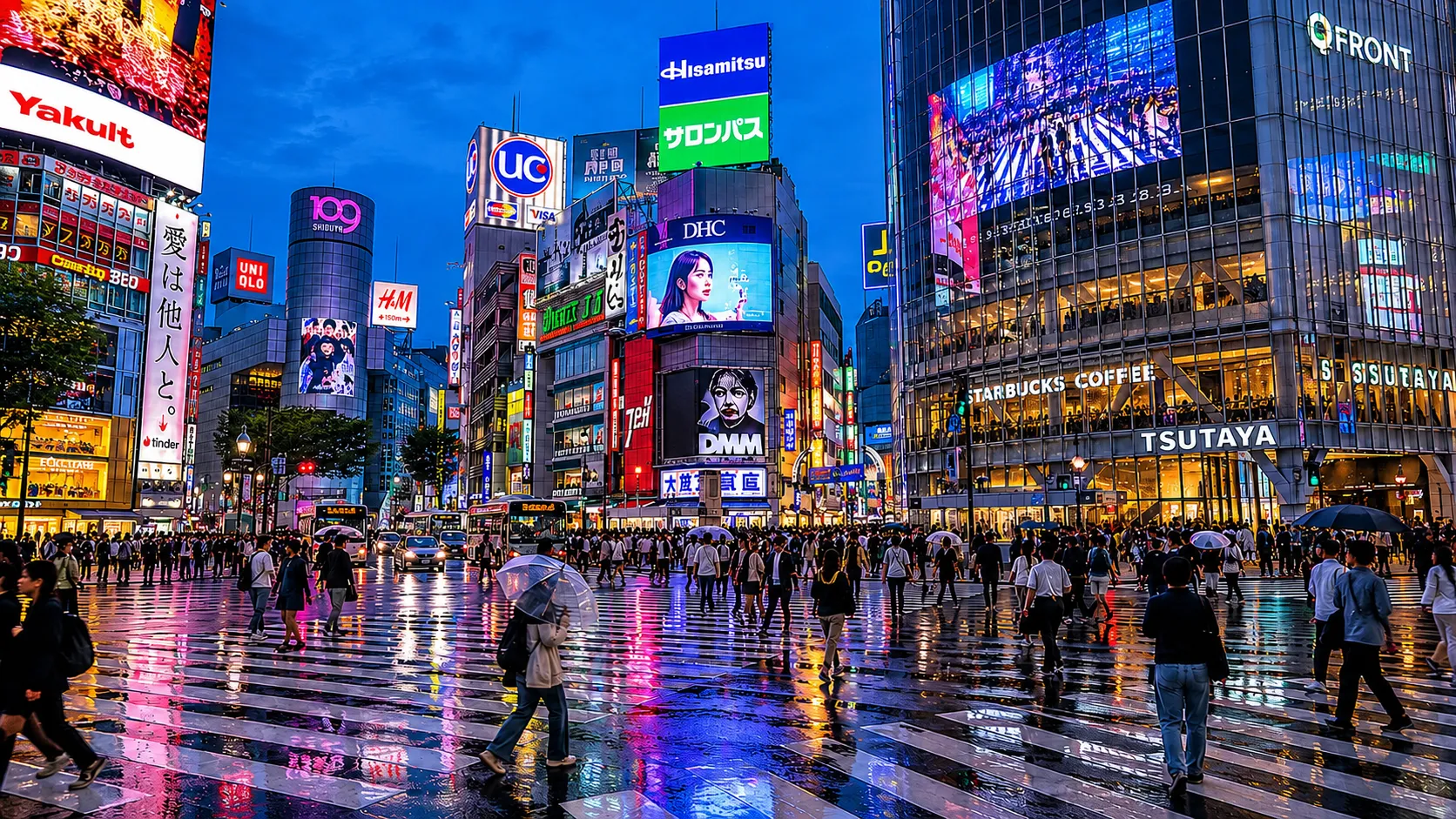 Shibuya Crossing Tokyo Japan — best eSIM for Asia travel with Airalo and Saily