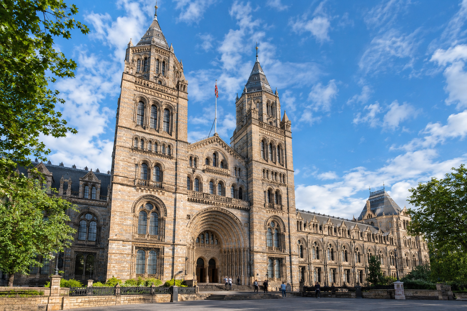 Natural History Museum building in South Kensington, London