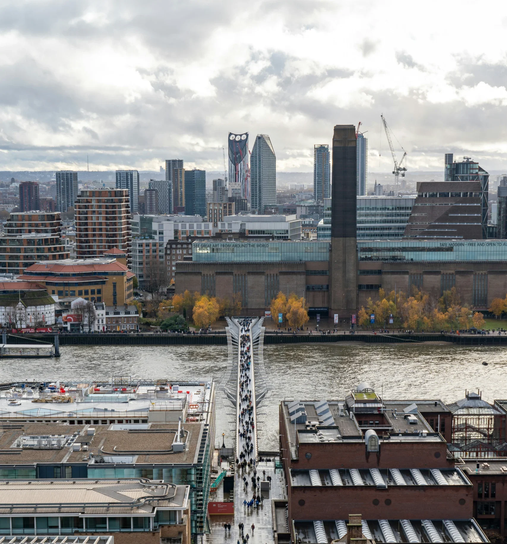 Tate Modern gallery in the former Bankside Power Station on the South Bank